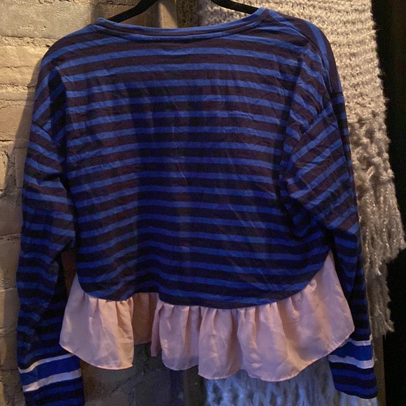 ANTHROPOLOGIE Deletta Ruffled Rugby Pullover - Picture 5 of 7